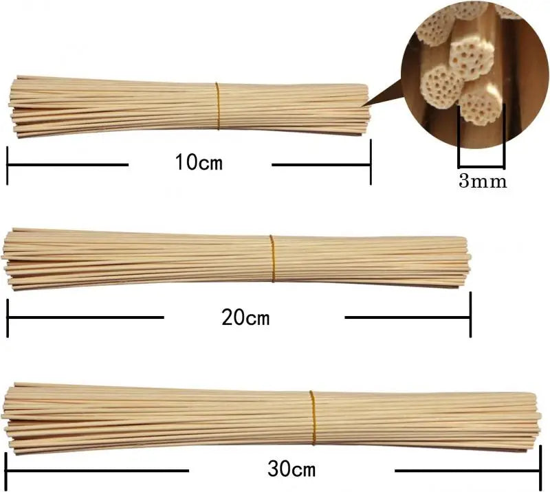 Rattan Reed Diffuser Sticks – 2–3.5mm DIY Aromatherapy Refill (5–100pcs)